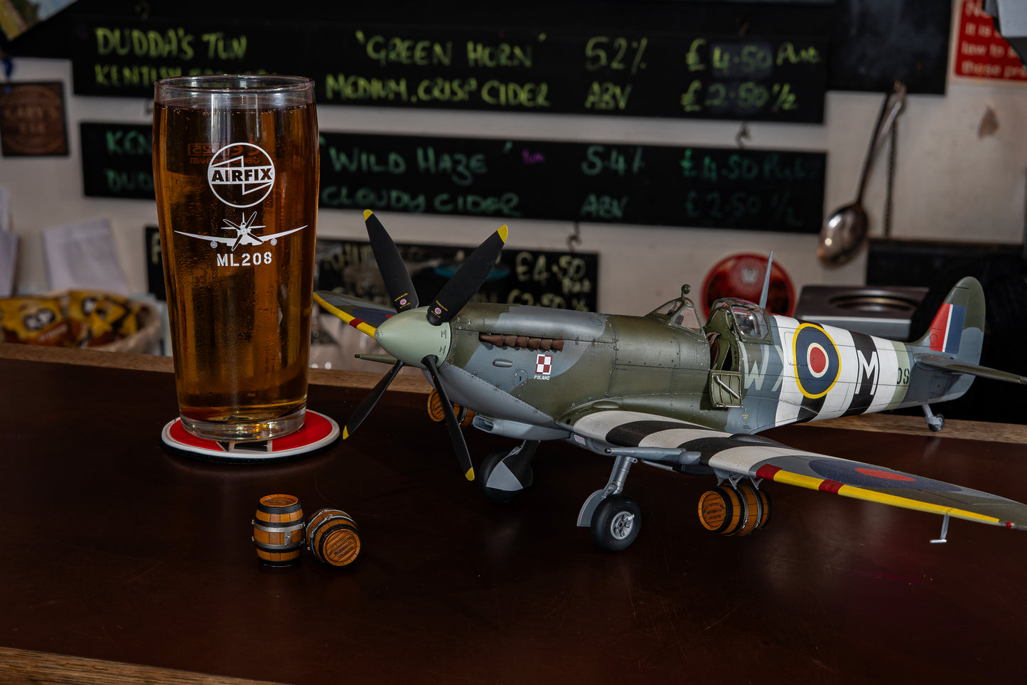 Airfix 1/24th scale Supermarine Spitfire Mk.IXc - The Flying Dray Special Edition with £20 Gift Voucher
