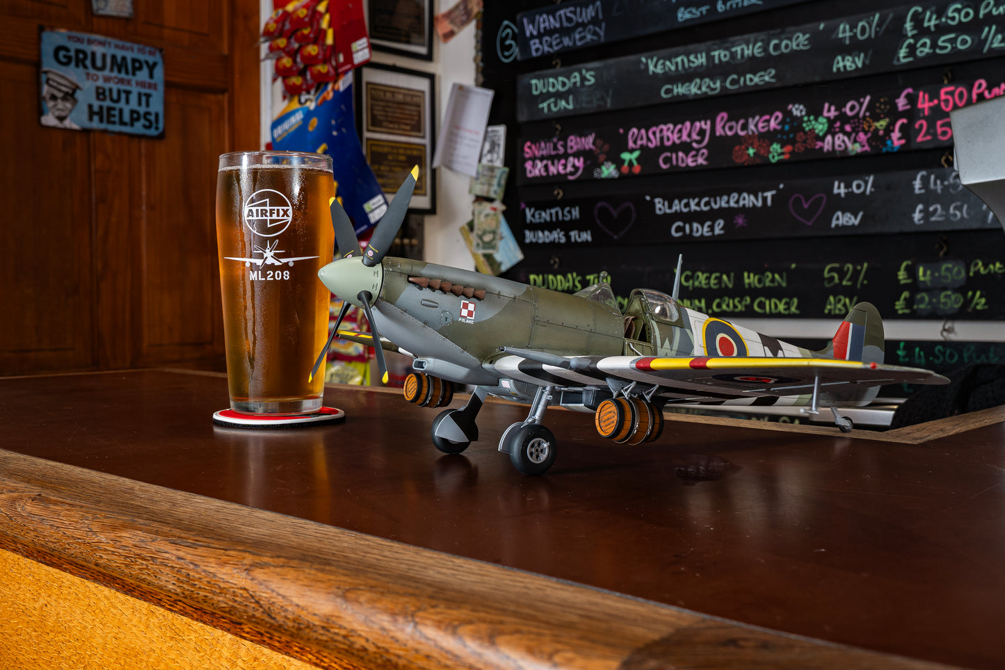Airfix 1/24th scale Supermarine Spitfire Mk.IXc - The Flying Dray Special Edition with £20 Gift Voucher