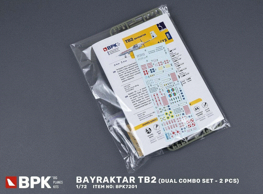 BPK 1/72nd Bayraktar TB2 Dual Combo Set
