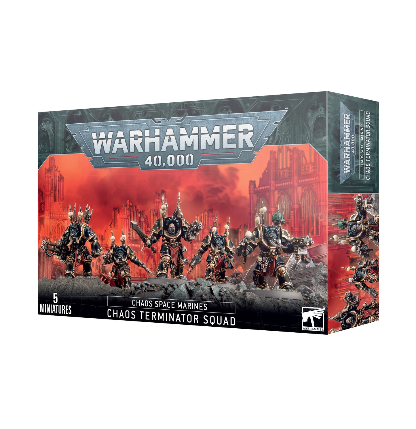 Games Workshop Warhammer 40k Chaos Space Marine Terminators