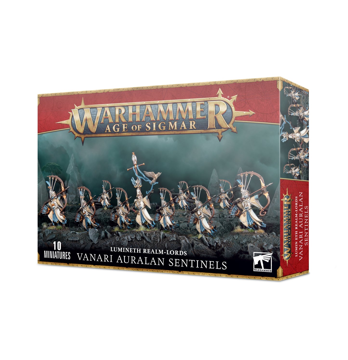 Games Workshop Warhammer Age of Sigmar Lumineth Realm Lords Vanari Auralan Sentinels