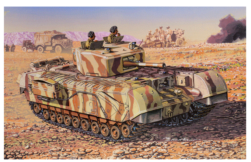 Dragon 1/72nd scale Churchill Mk.III