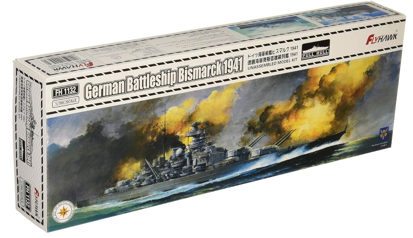 Flyhawk 1/700th scale - German Battleship Bismark 1941