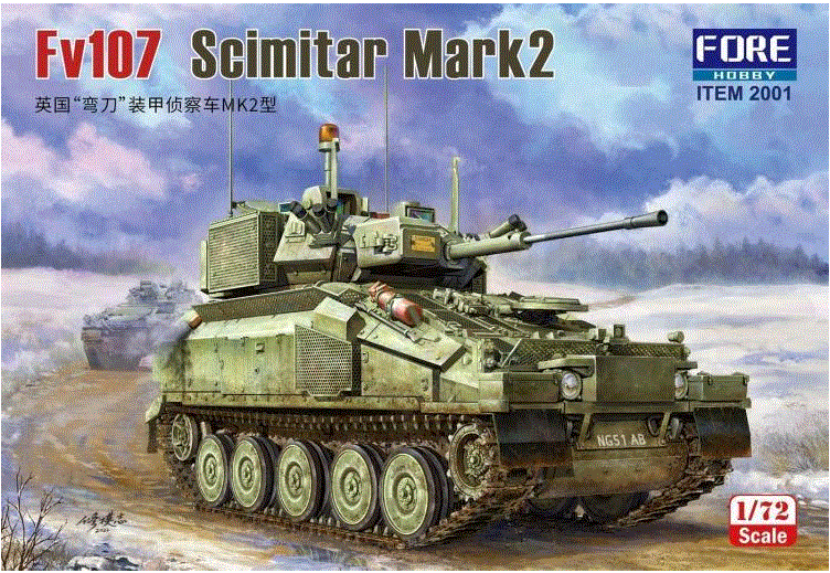 Foreart / Fore Hobby 1/72nd scale Scimitar Mk2 CVR (T)