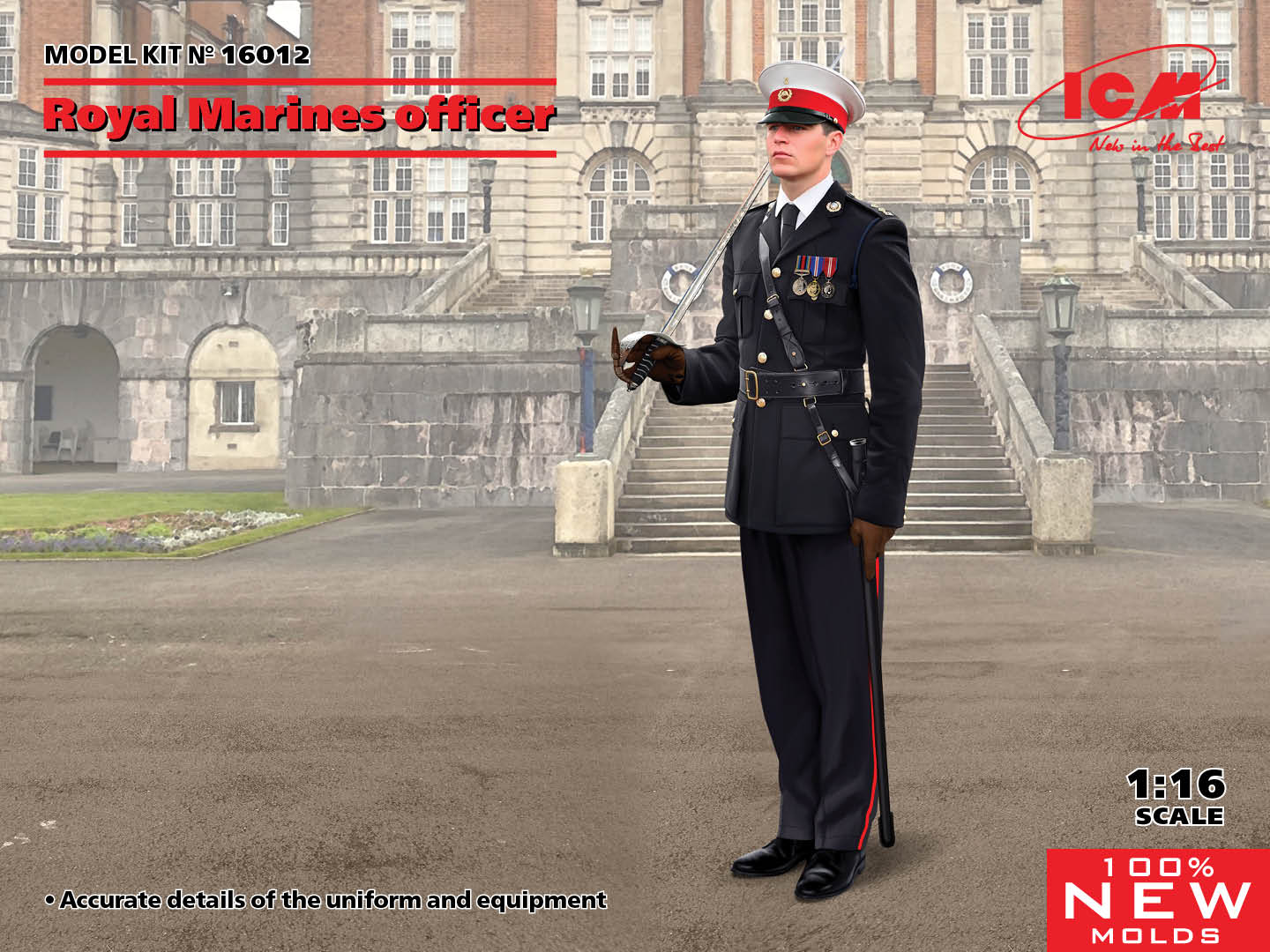 ICM 1/16th Scale British Marine (100% New Molds)