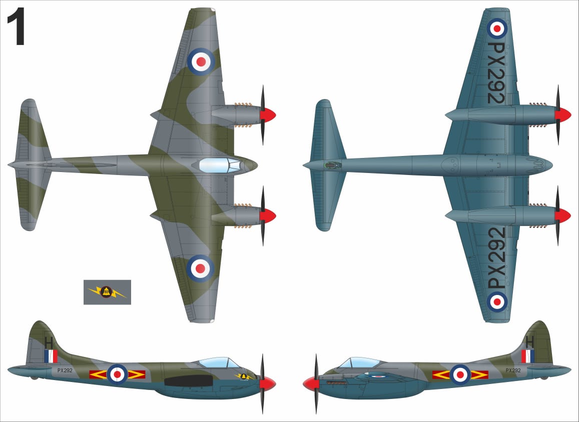 DBMK 1/32nd Scale de Havilland DH 103 Hornet F Mk.3