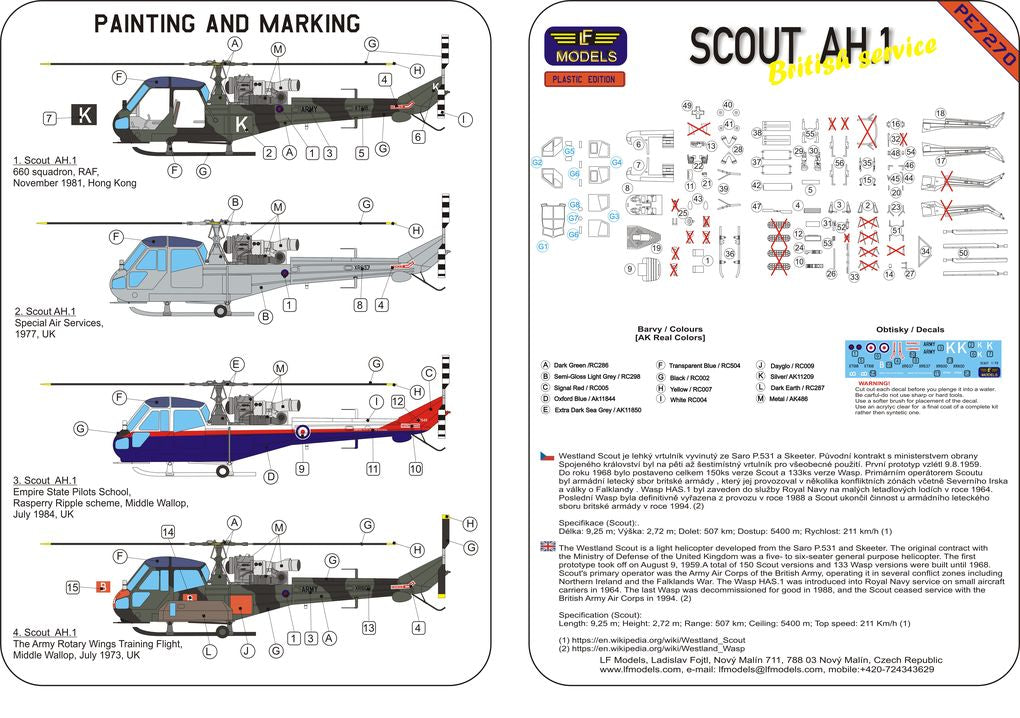 LF Models 1/72nd Wasp HAS.1 British Service