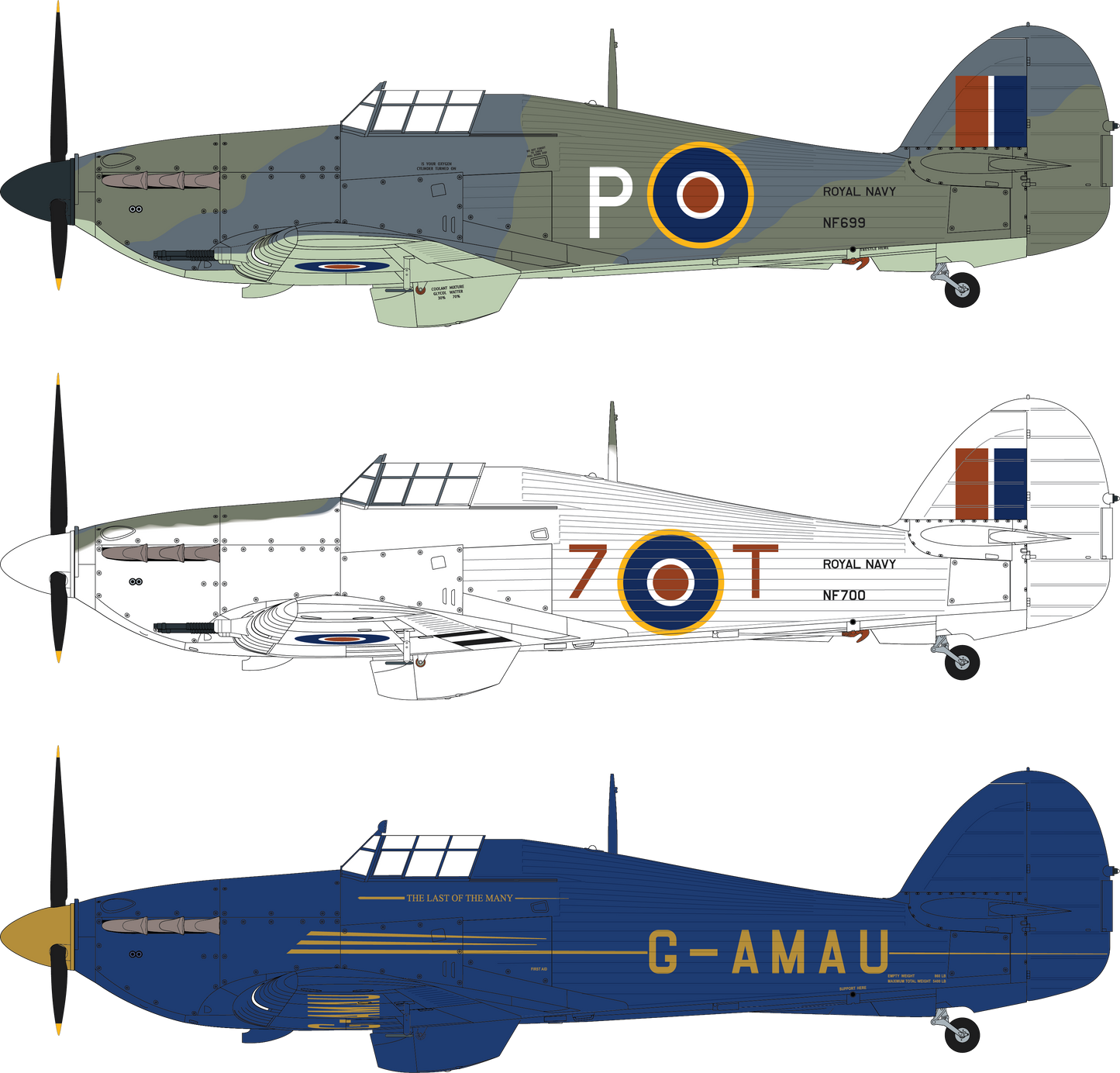 Revell 1/32nd scale Hawker Sea Hurricane Mk.IIC