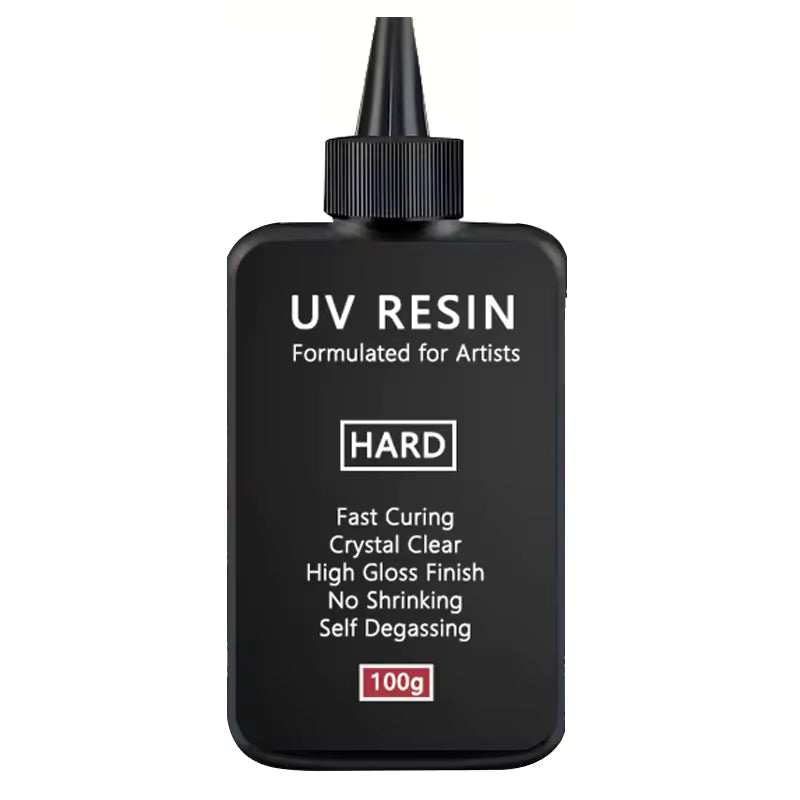 Crystal Clear Hard UV-curing Resin, 100g