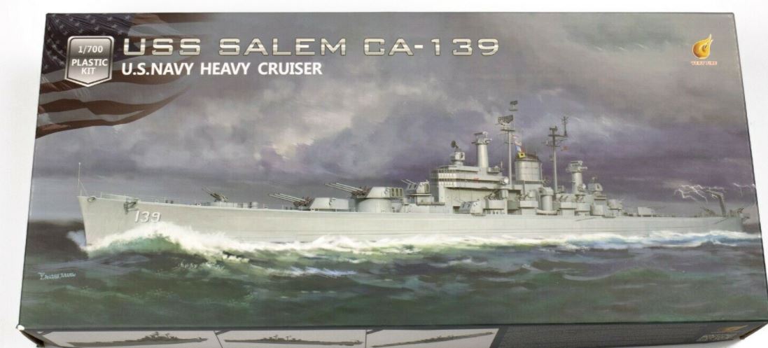 Very Fire 1/700th Scale USS Salem Heavy Cruiser
