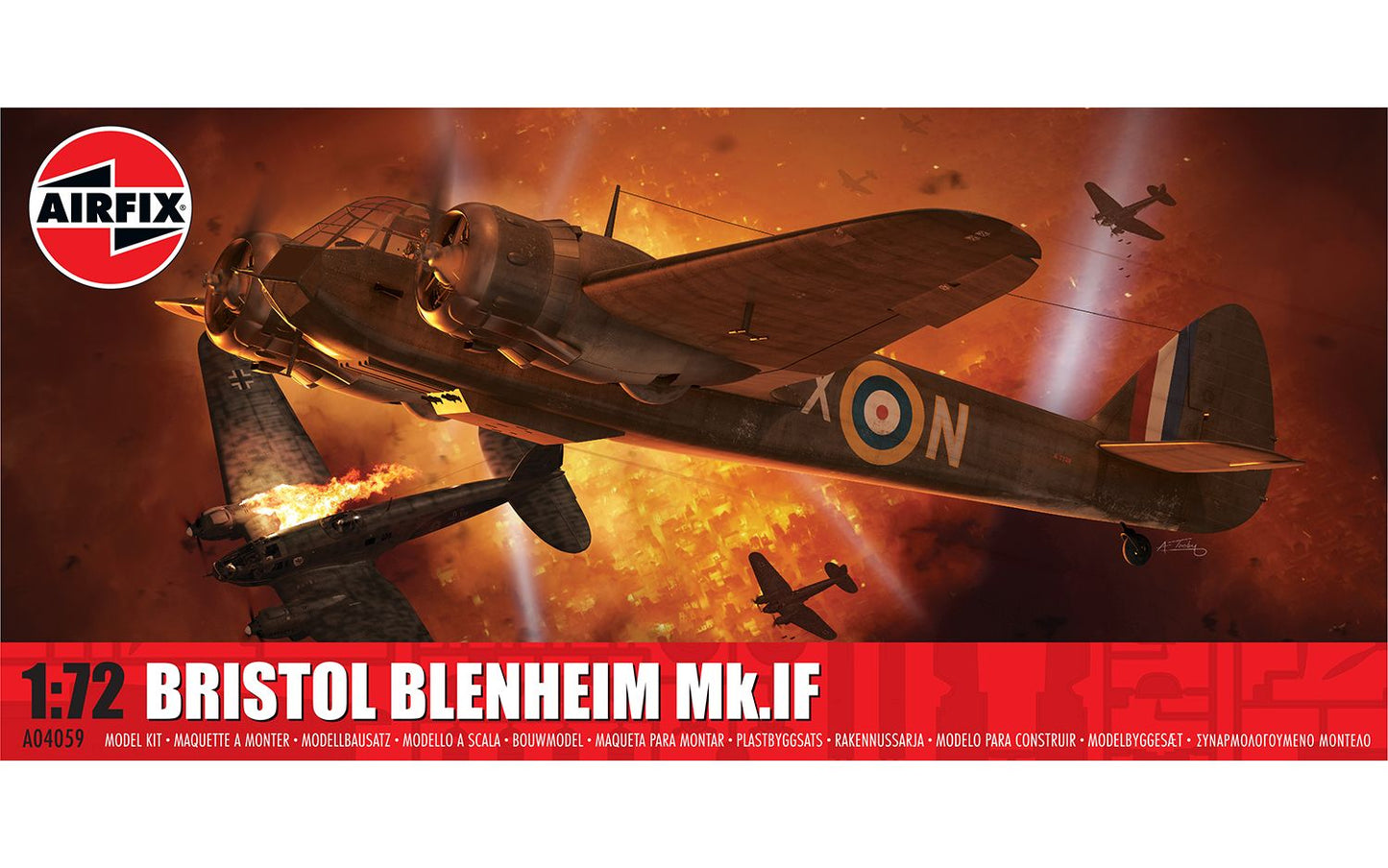 Airfix 1/72nd scale Bristol Blenheim Mk.IF