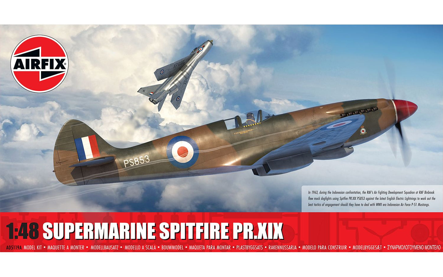 Airfix 1/48th scale Supermarine Spitfire PR.XIX