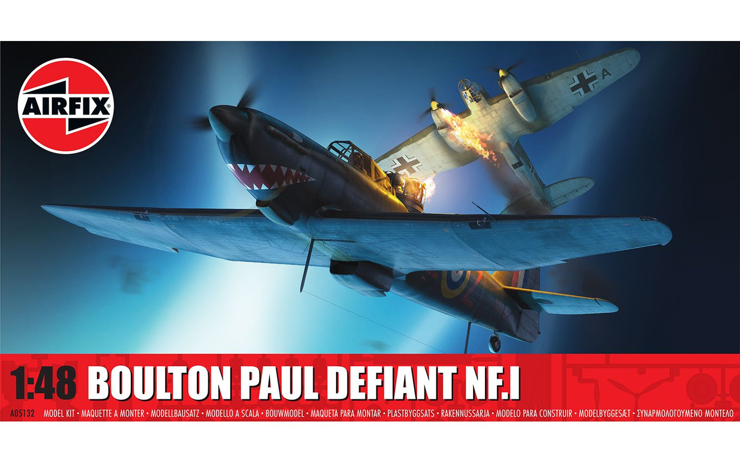 Airfix 1/48th scale Boulton Paul Defiant NF.I