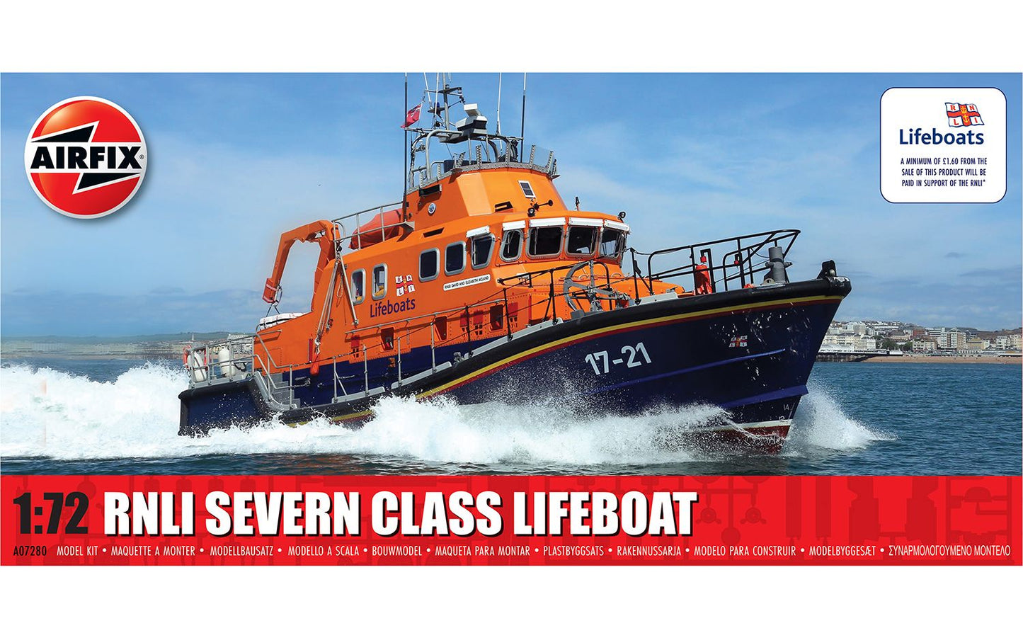 Airfix 2024 Release 1/72nd scale - RNLI Severn Class Lifeboat