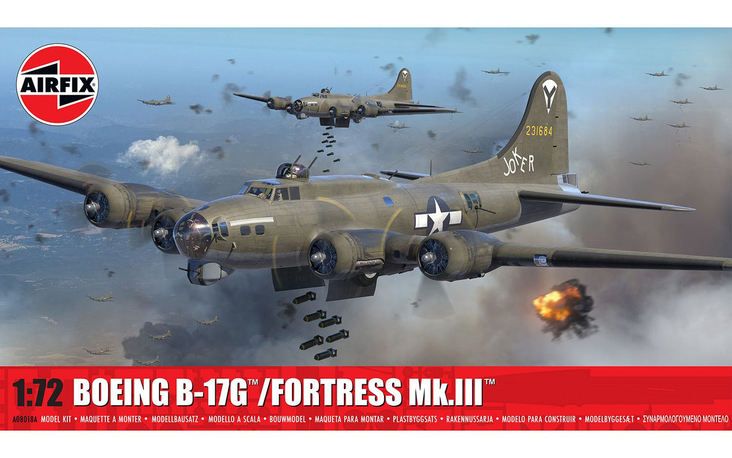 Airfix 1/72nd scale Boeing B17G / Fortress Mk.III