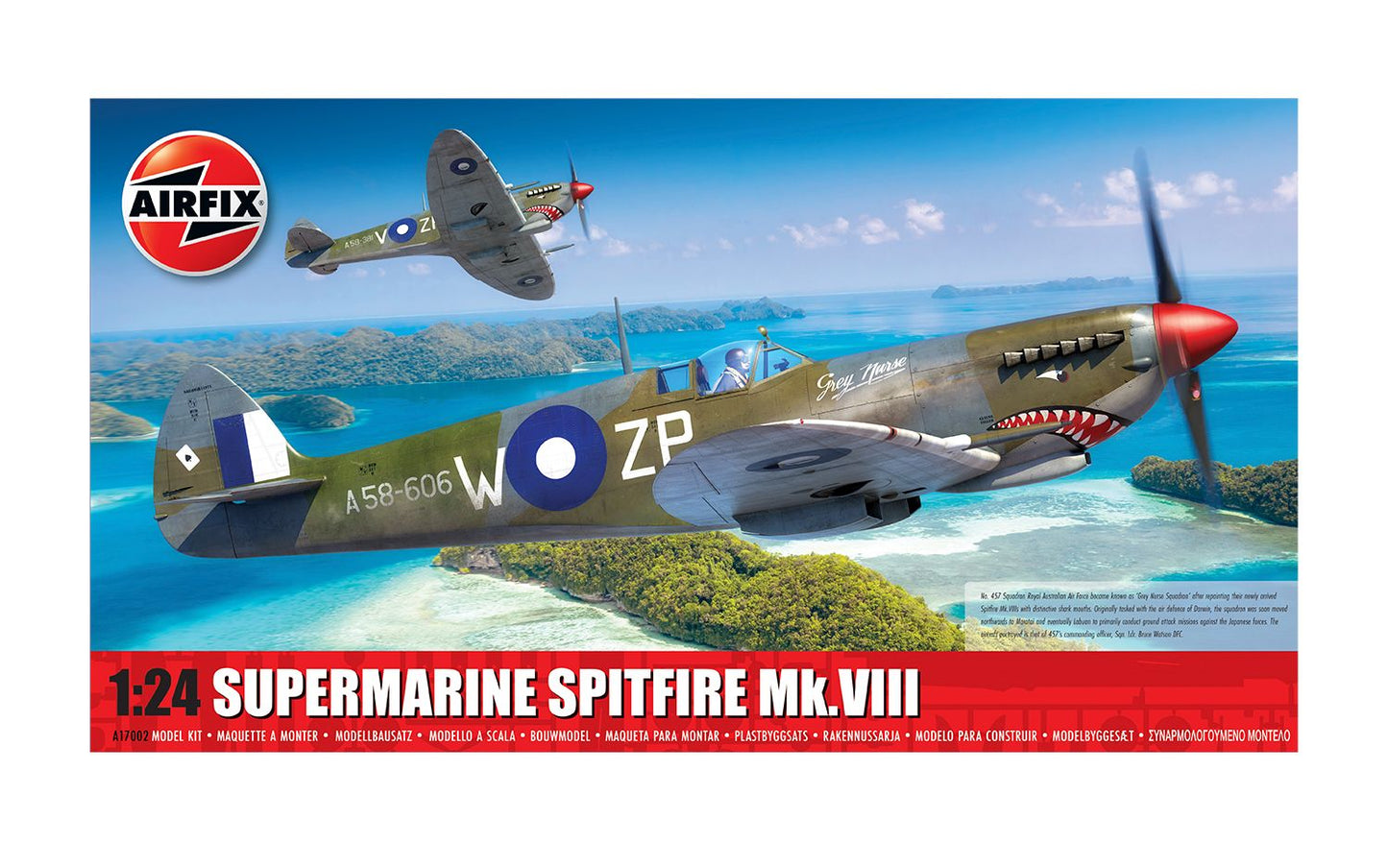 Airfix 1/24th scale Supermarine Spitfire Mk.VIII