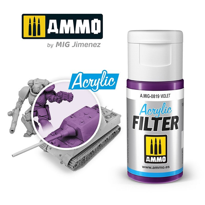 MiG Ammo Acrylic Filter - Violet