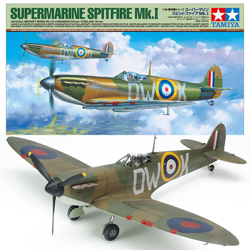 Tamiya 1/48th scale Supermarine Spitfire Mk I
