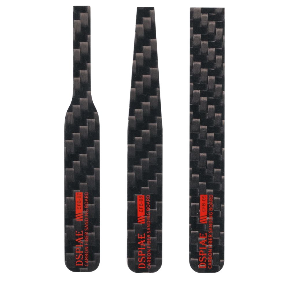Dspiae Carbon Fibre Irregular Sanding Sticks Set 3: CFB-S03