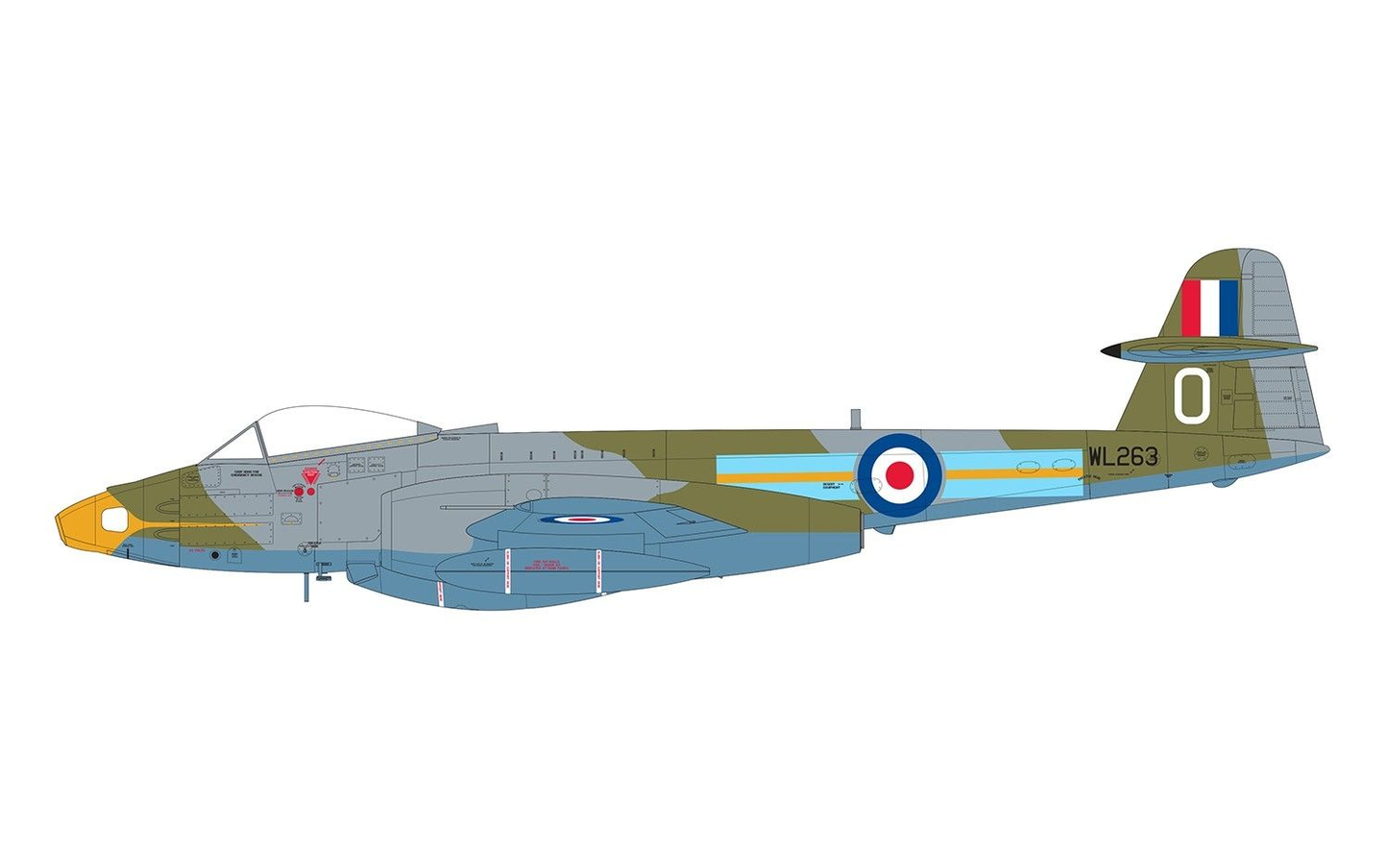 Airfix 1/48th scale Gloster Meteor FR.9