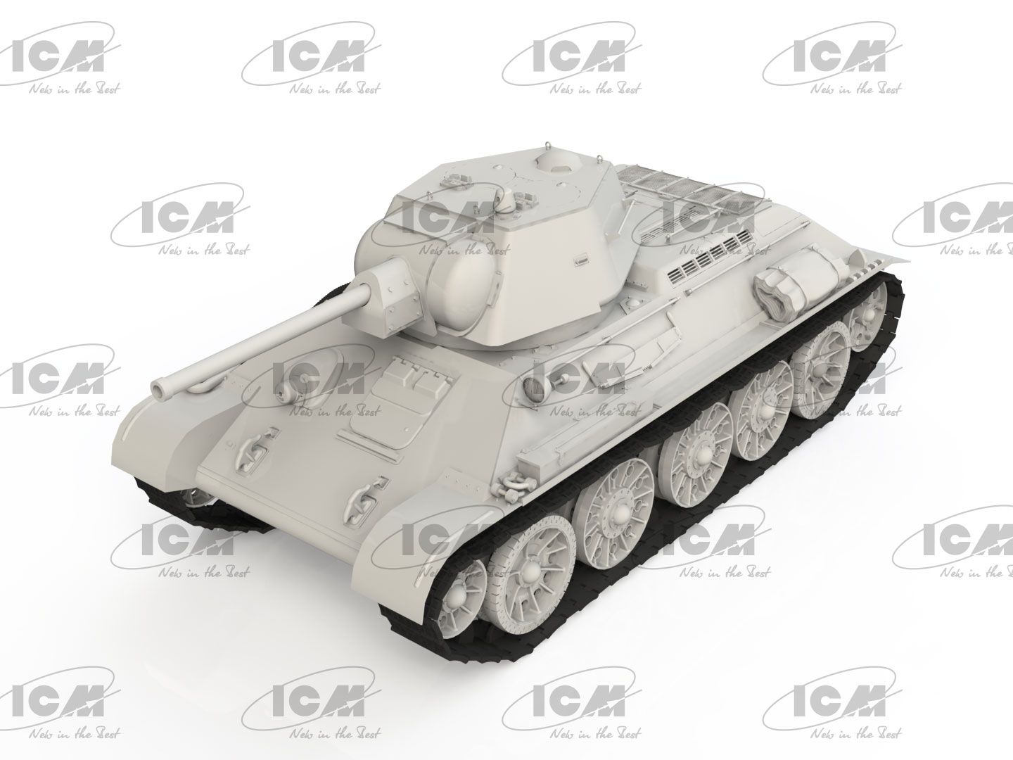 ICM 1/35th scale IT-34/76 WWII Soviet Flamethrower Tank