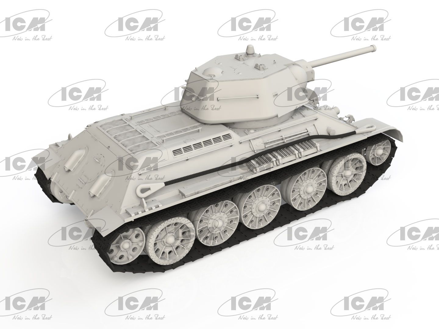 ICM 1/35th scale IT-34/76 WWII Soviet Flamethrower Tank