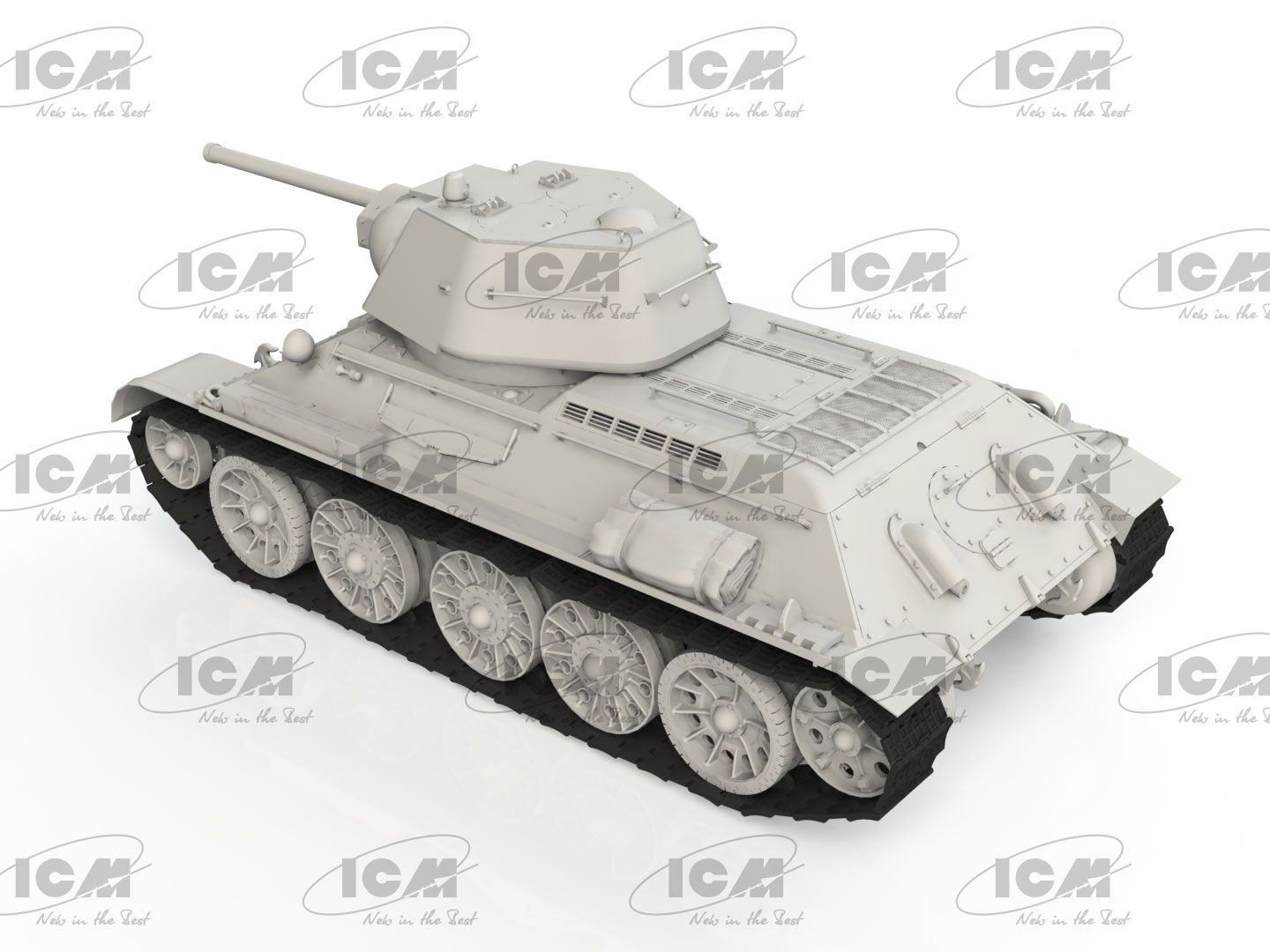 ICM 1/35th scale IT-34/76 WWII Soviet Flamethrower Tank