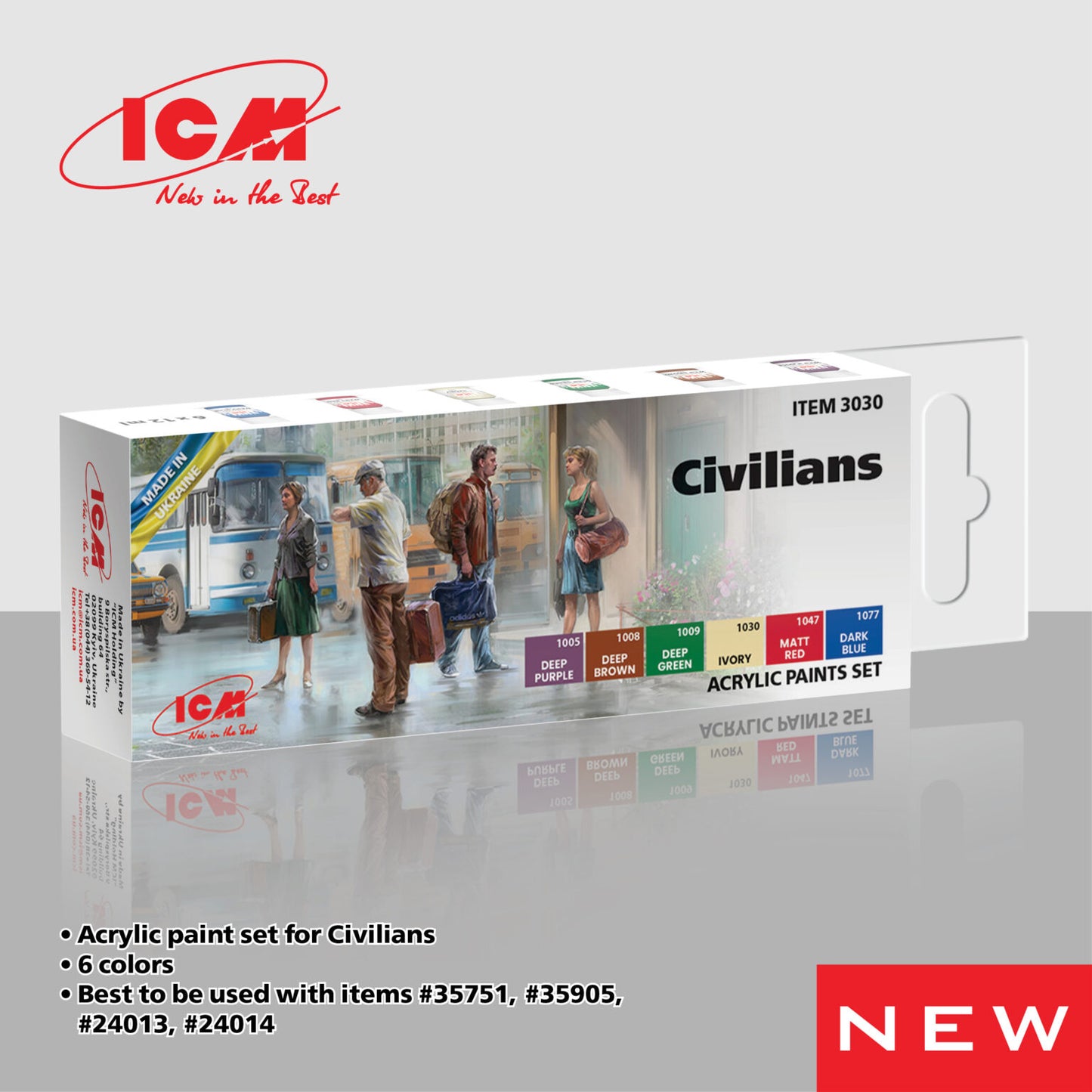 ICM Paint Set - Civilians