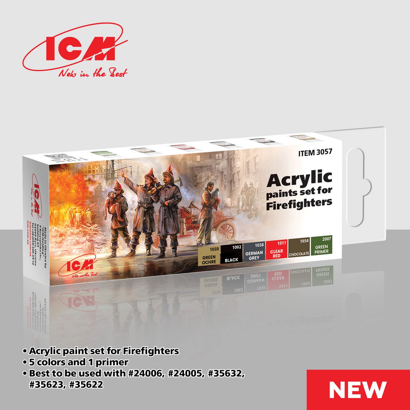 ICM Paint Set - Firefighters