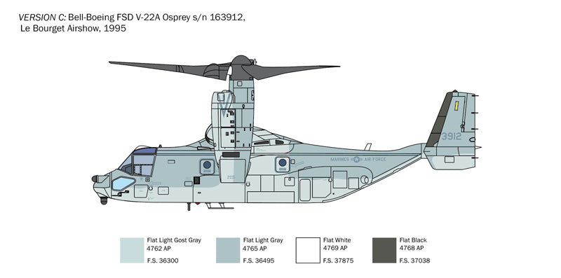 Italeri 1/72nd scale V-22A Osprey