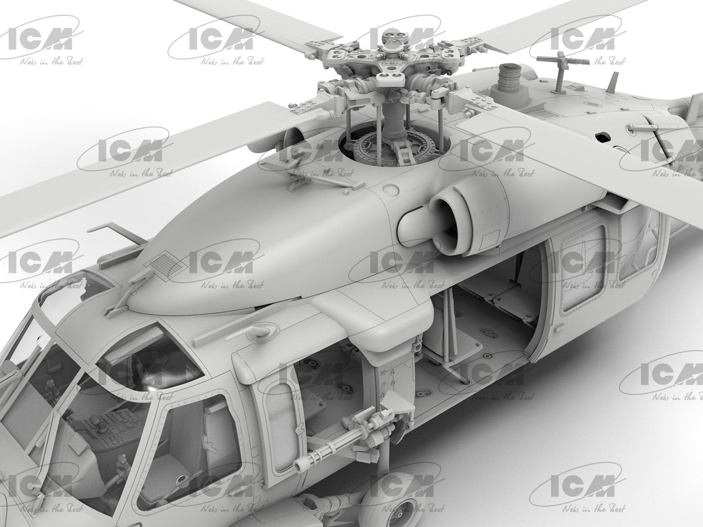 ICM 1/48th scale MH-60L Black Hawk US Special Forces