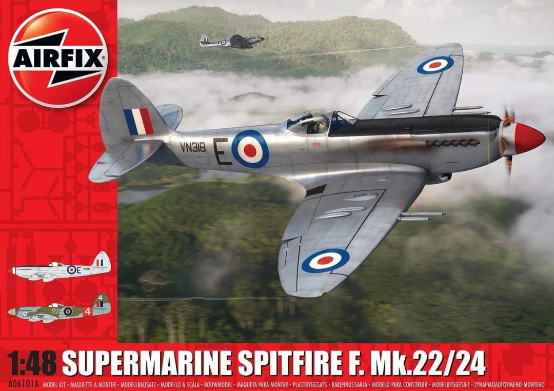 Airfix 1/48th scale Supermarine Spitfire F. Mk.22/24