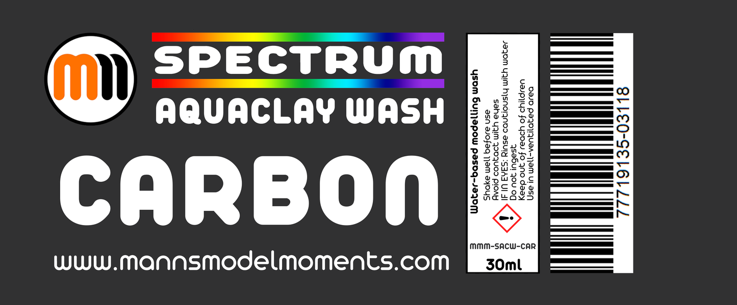 MMM AquaClay Wash, 30ml, Carbon