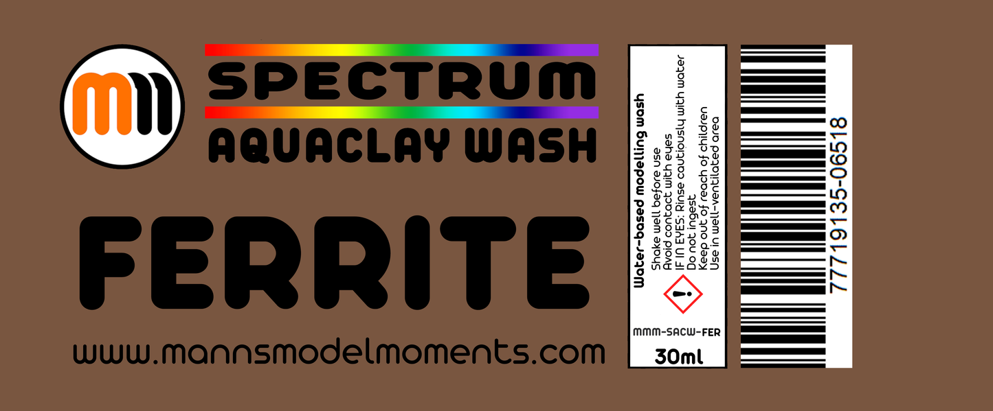 MMM AquaClay Wash, 30ml, Ferrite