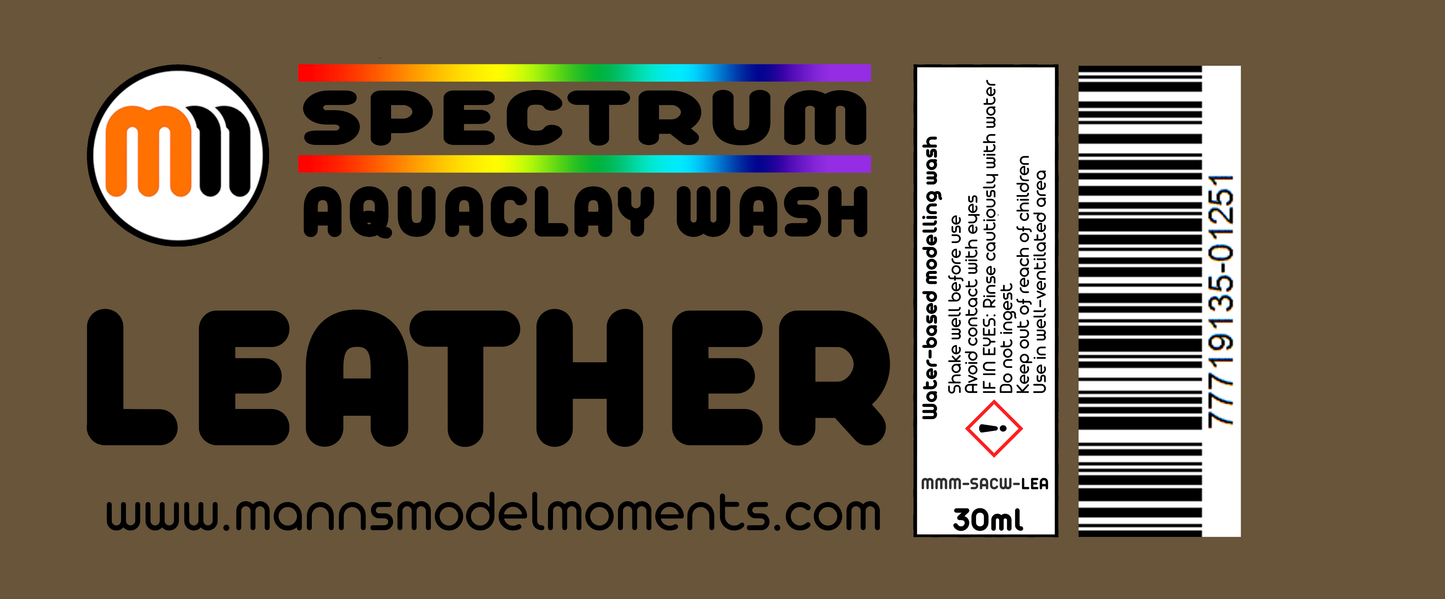 MMM AquaClay Wash, 30ml, Leather