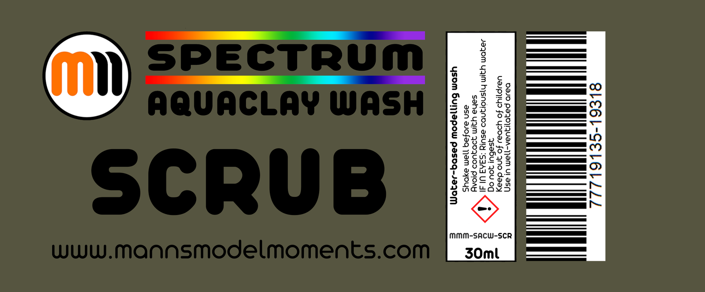MMM AquaClay Wash, 30ml, Scrub