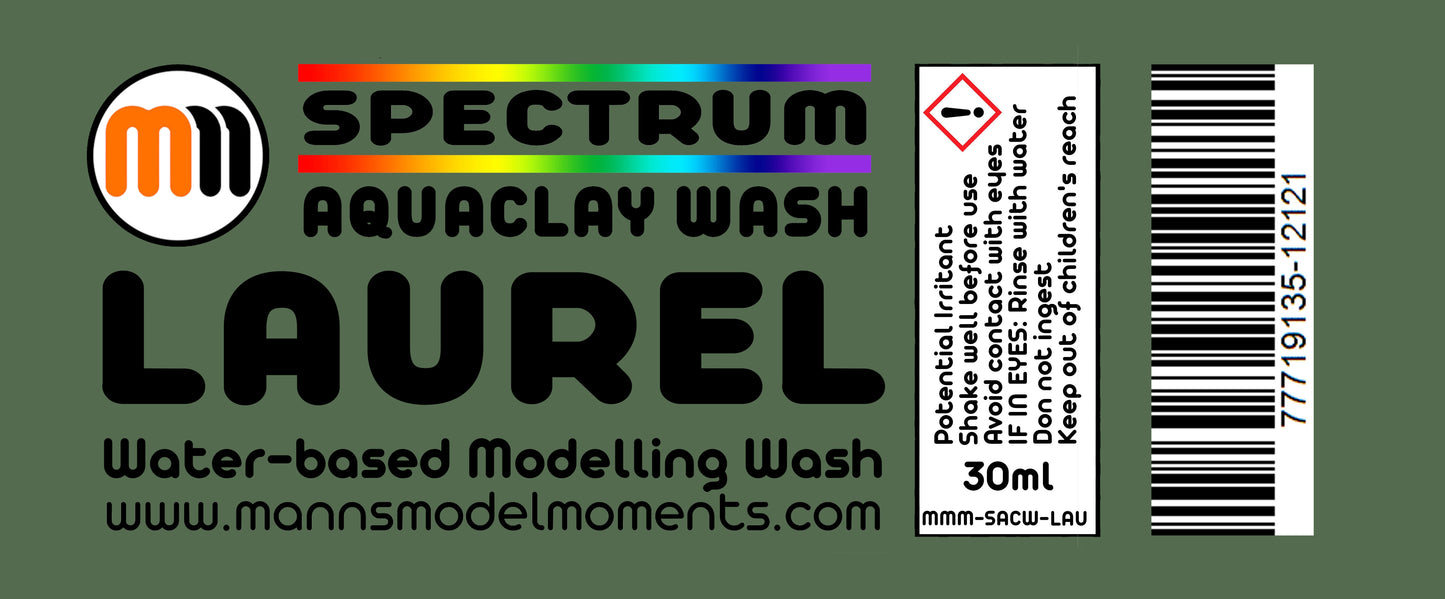Set of 3 MMM 30ml AquaFlow Washes, Greens