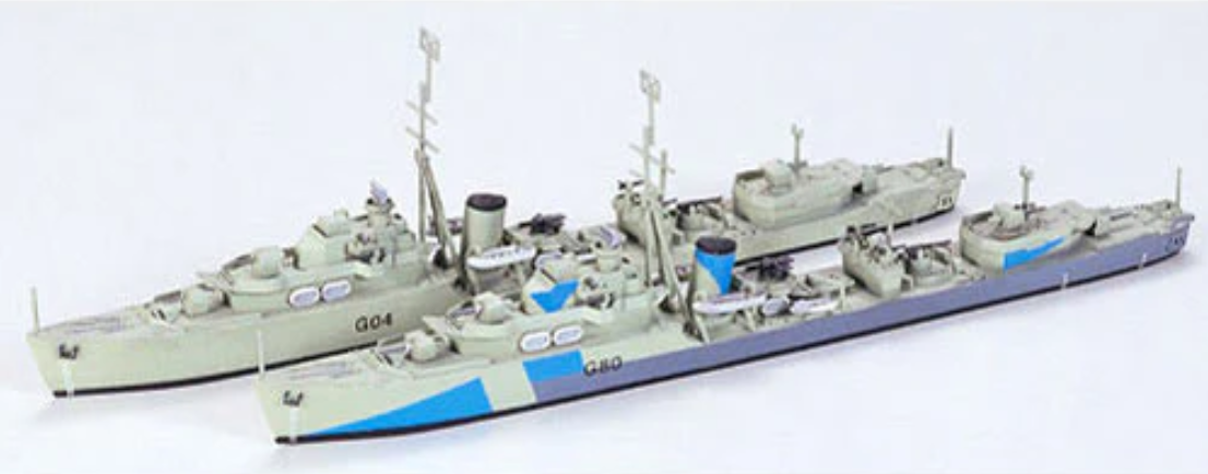 Tamiya 1/700th scale - 2 models - British O Class Destroyer