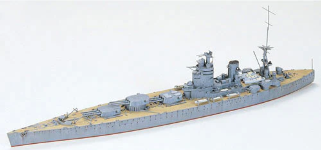 Tamiya 1/700th scale - HMS Rodney Battleship