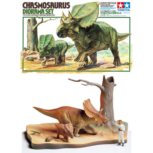 Tamiya 1/35th scale Chasmosaurus Diorama set