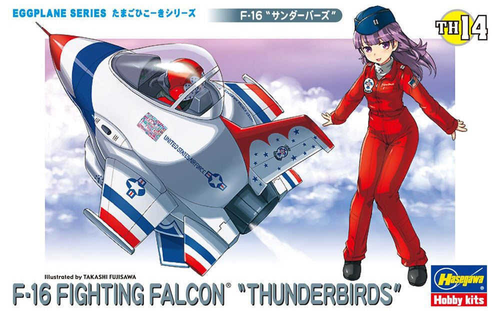 Preorder: Hasegawa Egg Plane - F-16 Fighting Falcon Thunderbirds