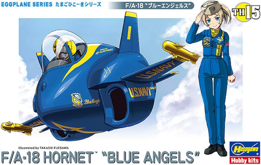 Preorder: Hasegawa Egg Plane - F/A-18 Hornet Blue Angels
