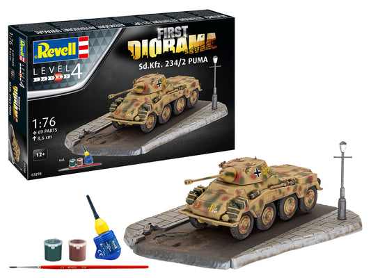 Revell 1/76th scale Sd.Kfz. 234/2 Puma First Diorama Set