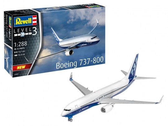 Revell 1/288th scale Boeing 737-800