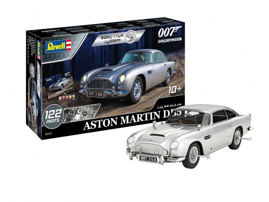 Revell 1/24th scale Aston Martin DB5 – James Bond 007 Goldfinger Model Set