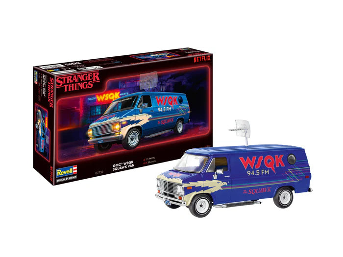 Revell 1/25th scale GMC WSQK Squawk Van: Stranger Things