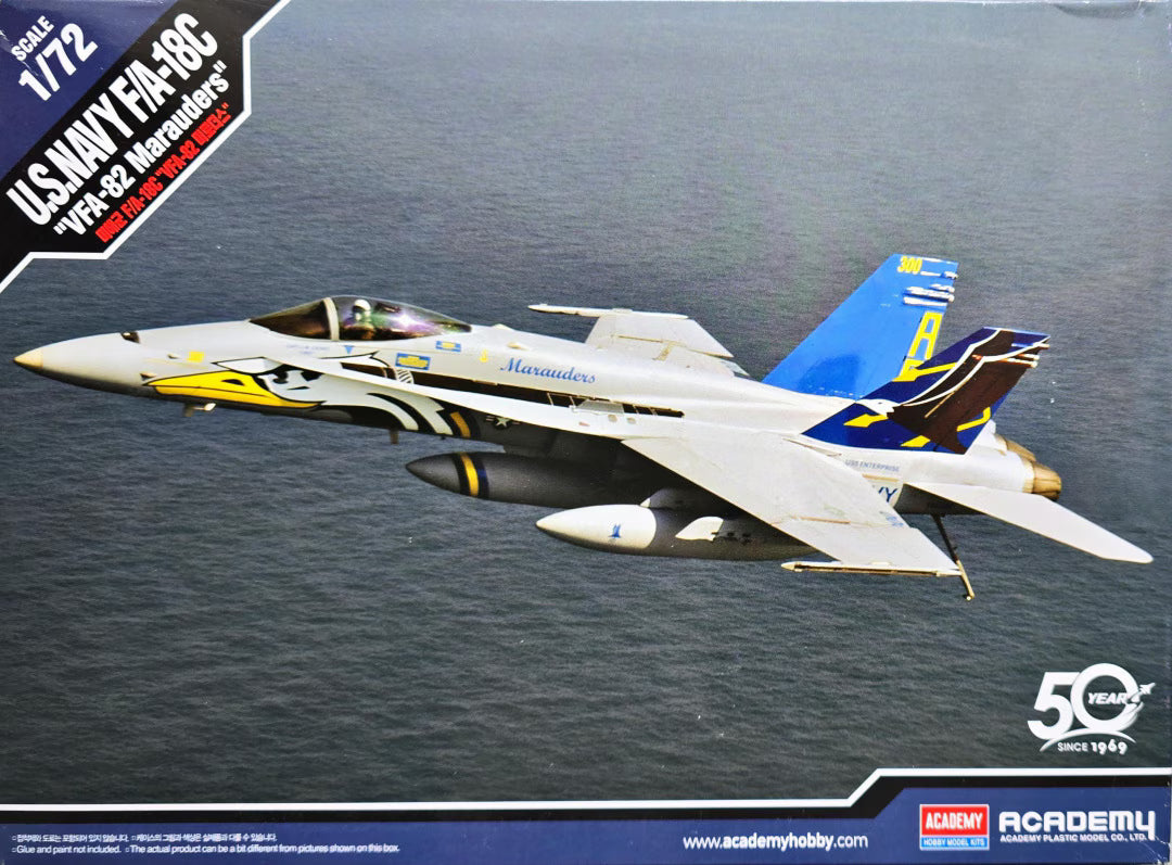 Academy 1/72nd scale USN  F/A-18C "VFA-82 Marauders"