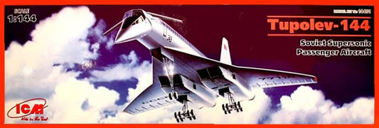 ICM 1/144th scale Tupolev Tu-144 Soviet Supersonic Passenger Aircraft