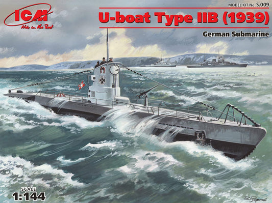 ICM 1/144th scale German U-boat Type IIB (1939)