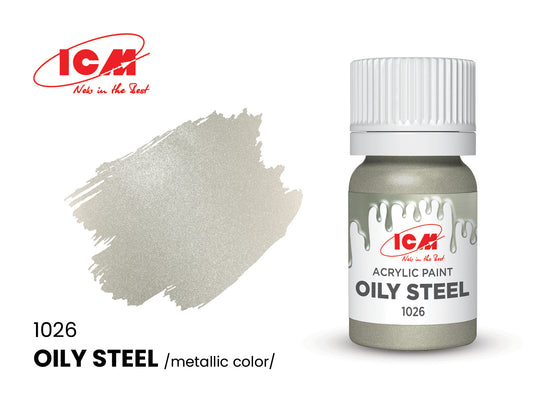ICM Paint 1026 - Oily Steel (Metallic)